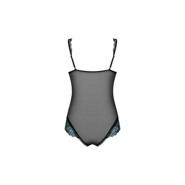 Amanta Body ouvert - Noir et Turquoise